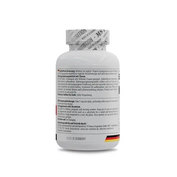 Вітаміни та мінерали MST Nutrition Chromium Picolinate, 200 капсул - фото 3