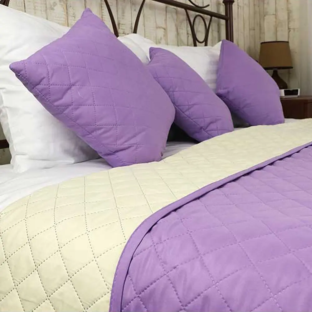 Подушка Руно Сиреневый Ромб декоративная 40х40 см сиреневый (311.52_сиреневый ромб) - фото 2