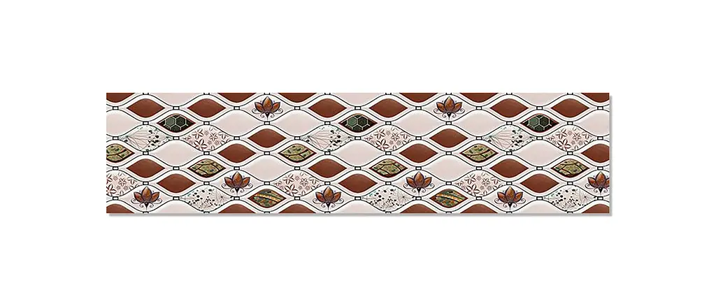 Кухонний фартух Плавні ромби Мозаїка ПВХ 60х200 см самоклеючий Геометрія Бежевий Happy Pocket Z183864 - фото 7