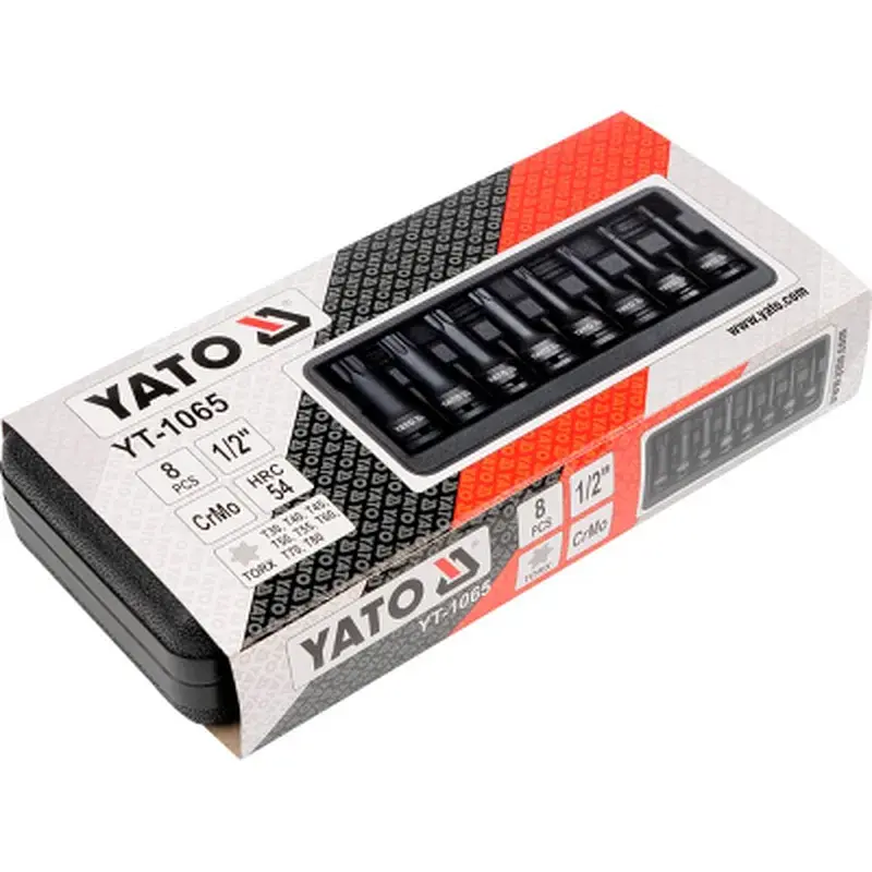 Набір торцевих головок Yato YT-1065 - фото 3