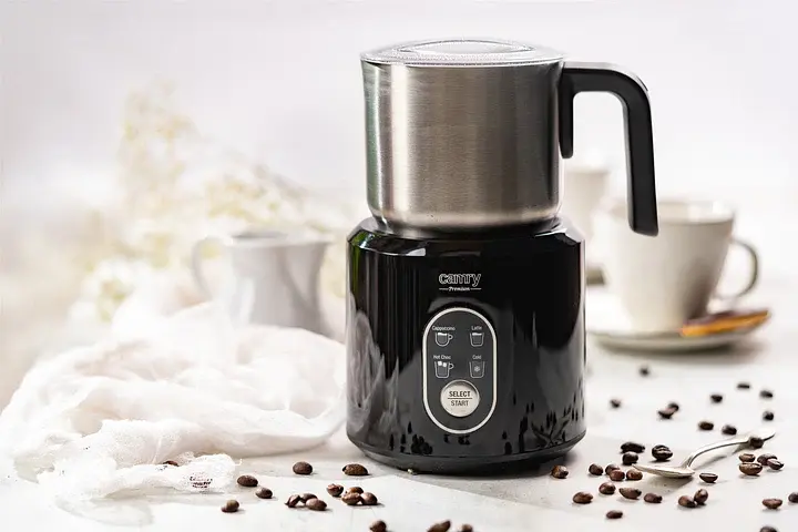 Вспениватель молока электрический Camry CR 4498 (1000 Вт, 350 мл, нержавеющая сталь) - фото 9