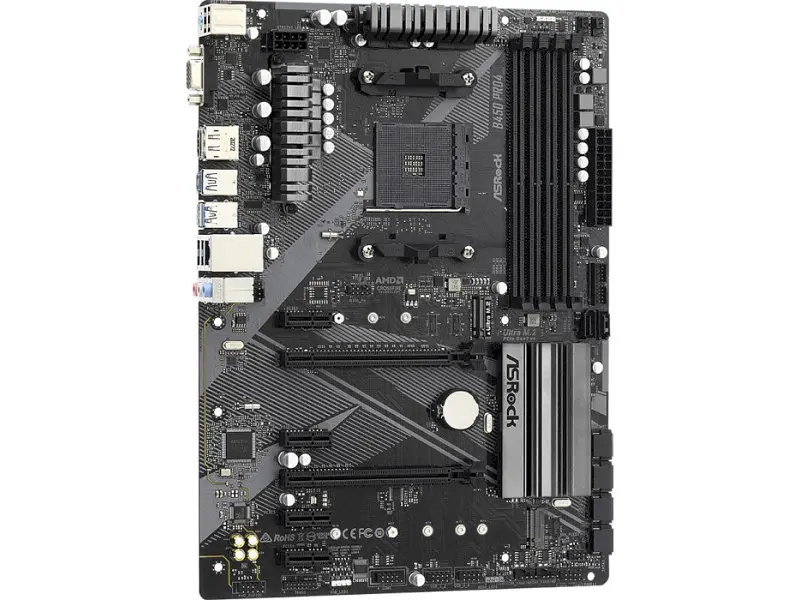 Материнська плата ASRock B450 Pro4 R2.0 - фото 2
