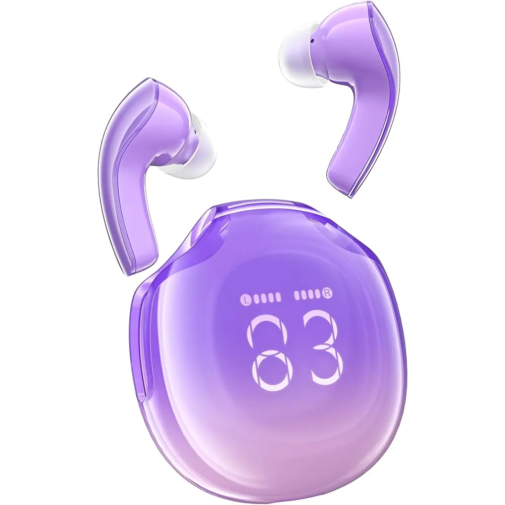 Навушники TWS Acefast T9 grape purple - фото 4