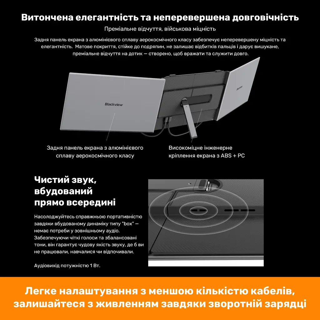 Монітор Blackview Dual Screen 15.3inch (BVDCM8) - фото 12