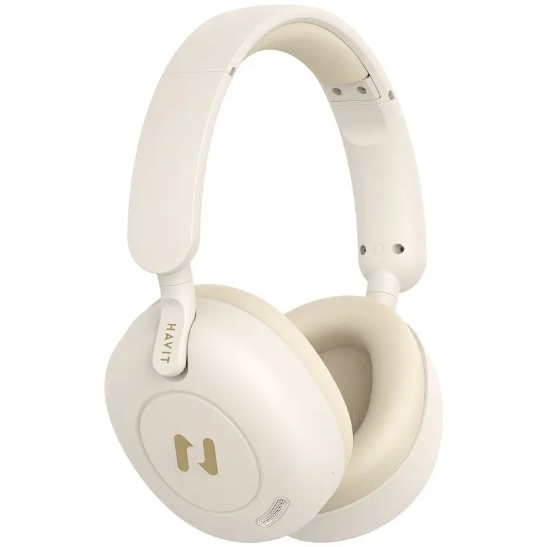 Навушники накладні бездротові Havit HV-H655BT PRO ANC beige (HV-H655BT PRO) - фото 3