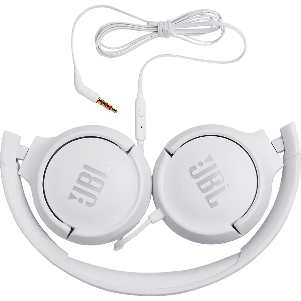 Навушники JBL T500 White (JBLT500WHT) [38543] - фото 5