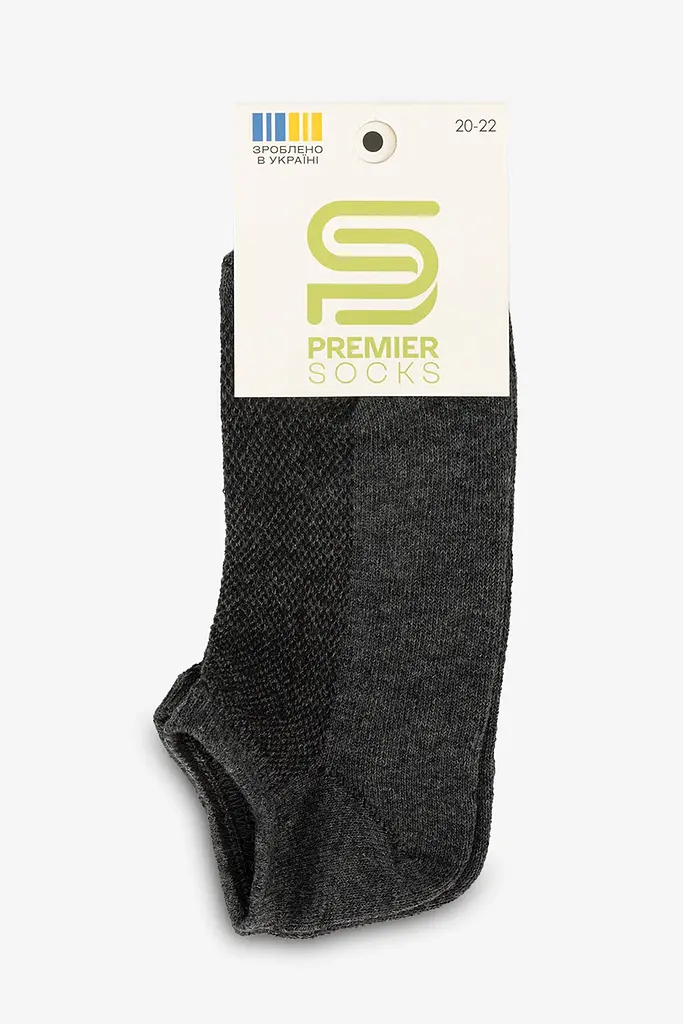 Шкарпетки для хлопчика Premier Socks 15Д-4П 22-24 Темно-сірий (2000991062566) - фото 6