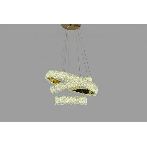 Півісна люстра кільця Linisoln 1533-50x40x30 FG метал, акрил, круги 50-40-30 см, LED-стрічка, 80 Вт - фото 2