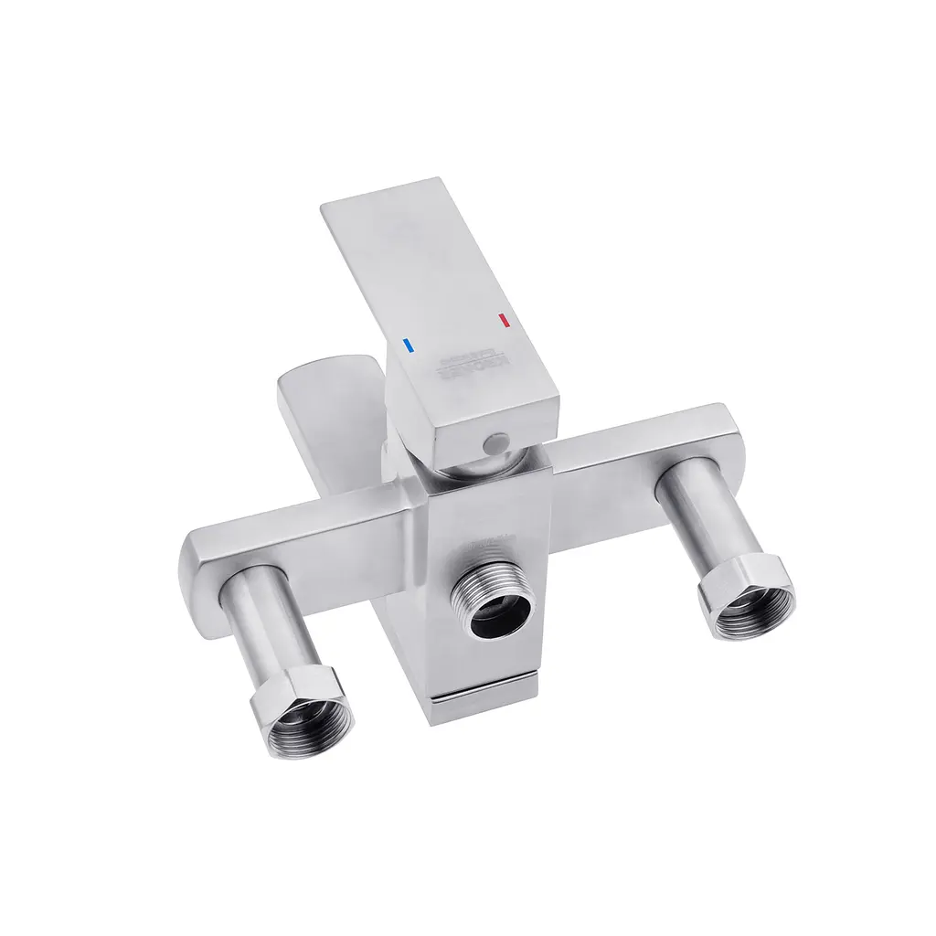 Душова система Kroner KRP Edelstahl Kubus - ESG063 CV022978, Хром матовий - фото 4