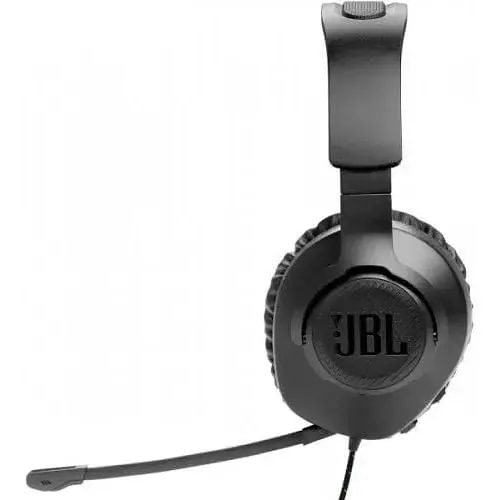 Наушники проводные с микрофоном JBL Quantum 100X (JBLQ100XBLKGRN) черные JBLQ100XBLKGRN - фото 3