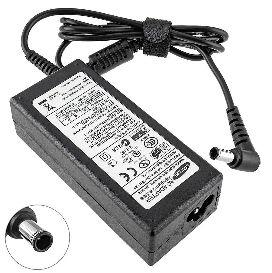 Блок живлення для монітора Samsung 14V 3.5A 49W 6.5 x 4.4мм+PIN чорний (без кабеля!)(AD-4914N)