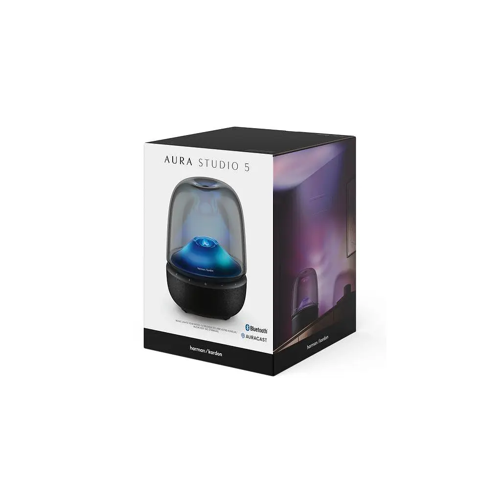 Акустична система Harman Kardon Aura Studio 5 Wi-Fi Black (HKAURAS5WFBSEP) - фото 6