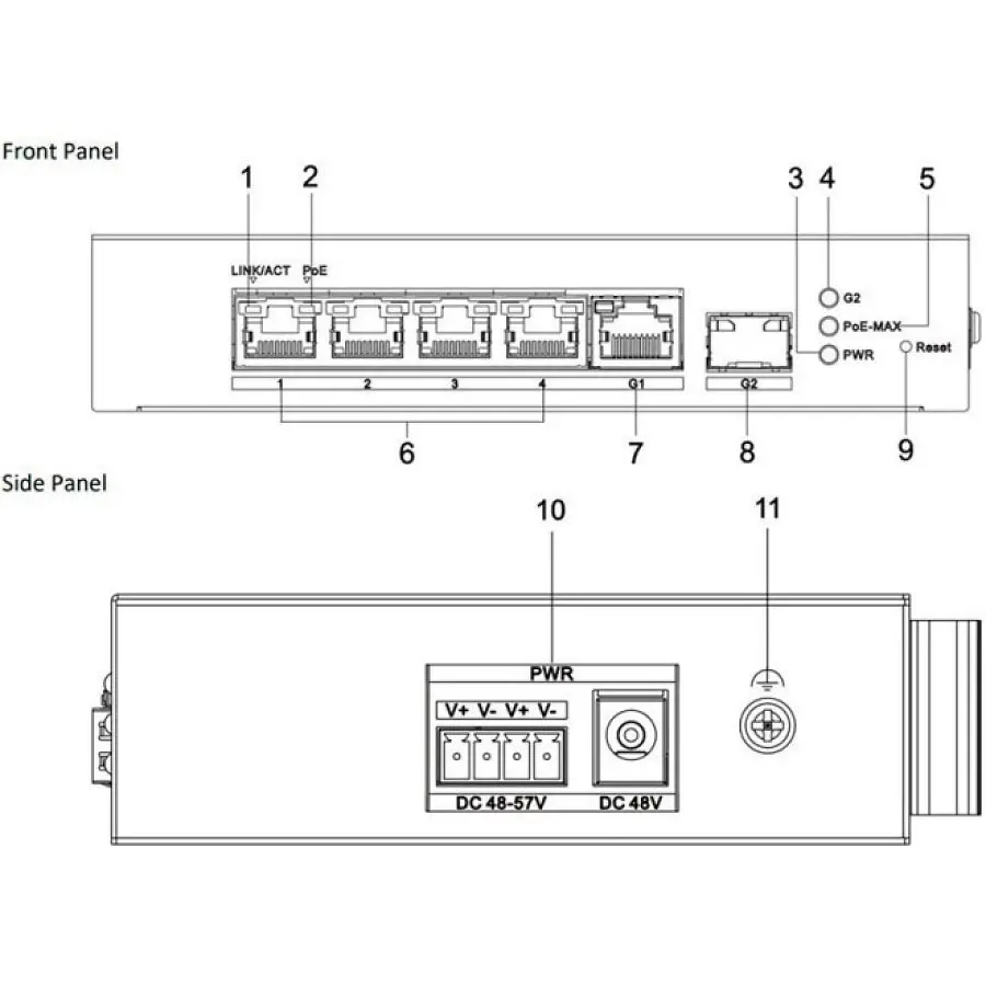 Комутатор Hikvision DS-3T1306P-SI/HS - фото 5
