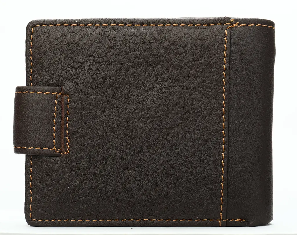 Мужской кожаный кошелек Vintage 9.5х11х2 см acs0014984 - фото 2