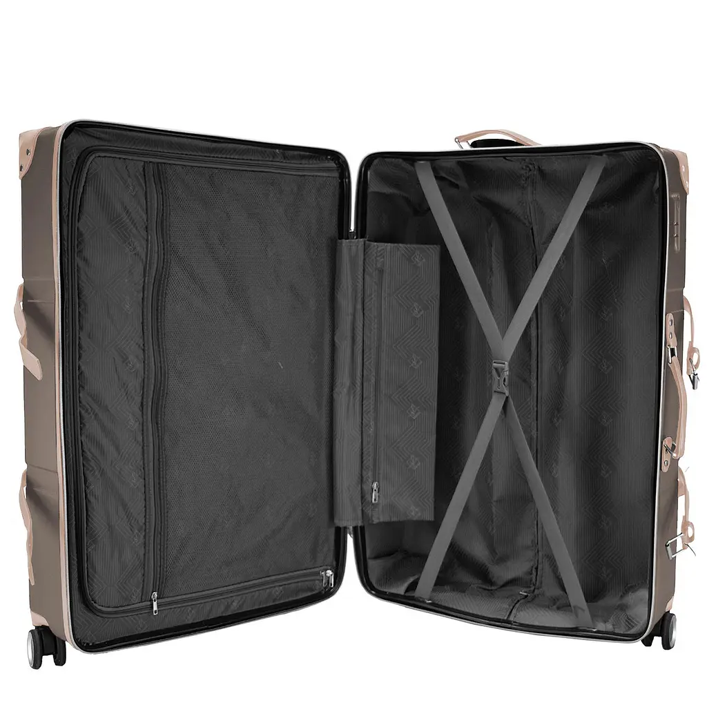 Валіза велика Semi Line 28 дюймів (L) ABS-Plastic Brown/Pink Cream (T5673-4) - фото 2