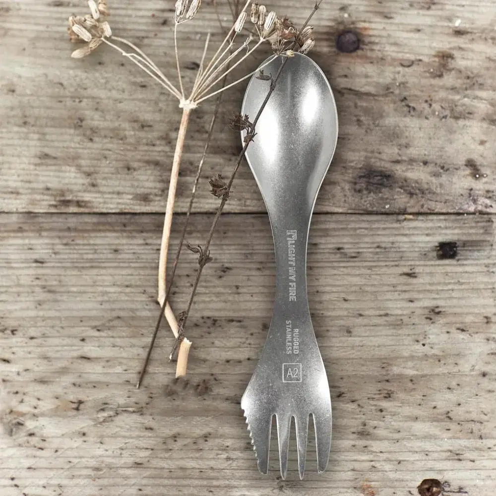 Ловилка Light my fire Swedish Spork Stainless bulk steel - фото 5