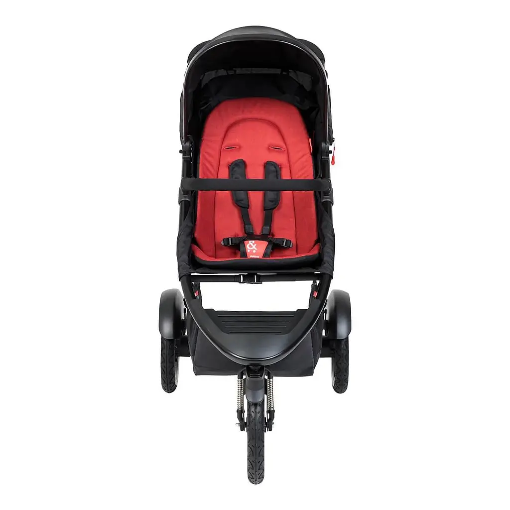 Бігова коляска Phil&Teds Sport + вкладка, червоний - фото 10