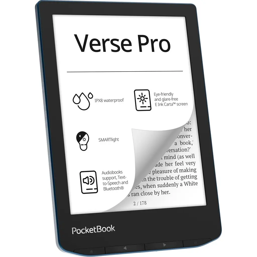 Електронна книга PocketBook 634 Verse Pro Azure (PPB634-A-CIS, PB634-A-WW) [92927] - фото 2