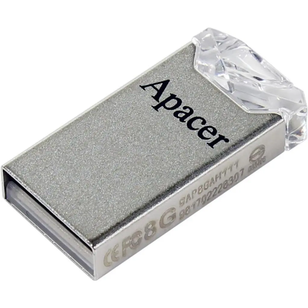USB флеш накопичувач Apacer 64GB AH111 Crystal USB 2.0 (AP64GAH111CR-1) - фото 2