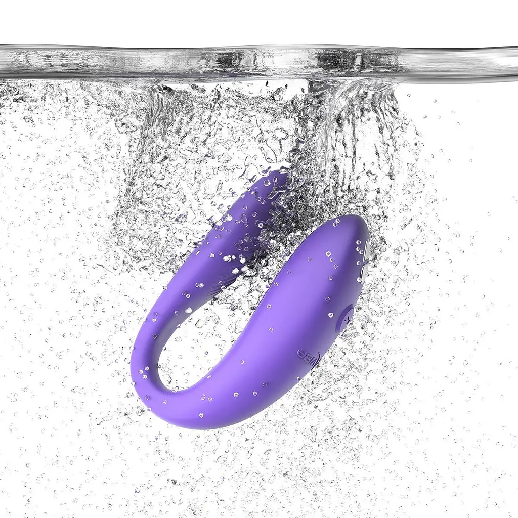 Смарт-вібратор для пар We-Vibe Sync GO Light Purple, тревел-кейс - фото 6