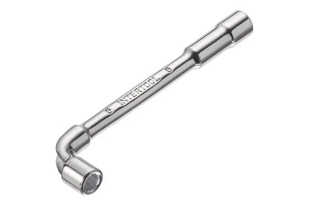 Ключ торцевой L-образный с отверстием Intertool 6 мм - фото 2