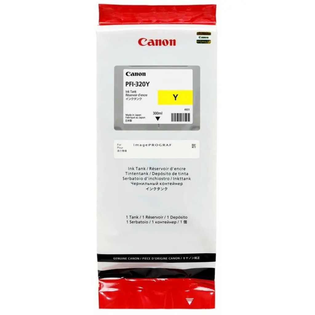 Картридж Canon PFI-320 Yellow, 300ml (2893C001AA) - фото 2