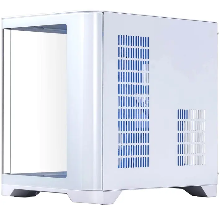 Корпус 1stPlayer UV5, White, без БЖ, Mini Tower, Micro ATX / Mini ITX, 2xUSB 3.0, макс. CPU - 157 мм / VGA - 330 мм, 3x120 мм ARGB, бічна та передня панель із загартованого скла (UV5-WH-2FC7R-W-1FC7-W) - фото 3