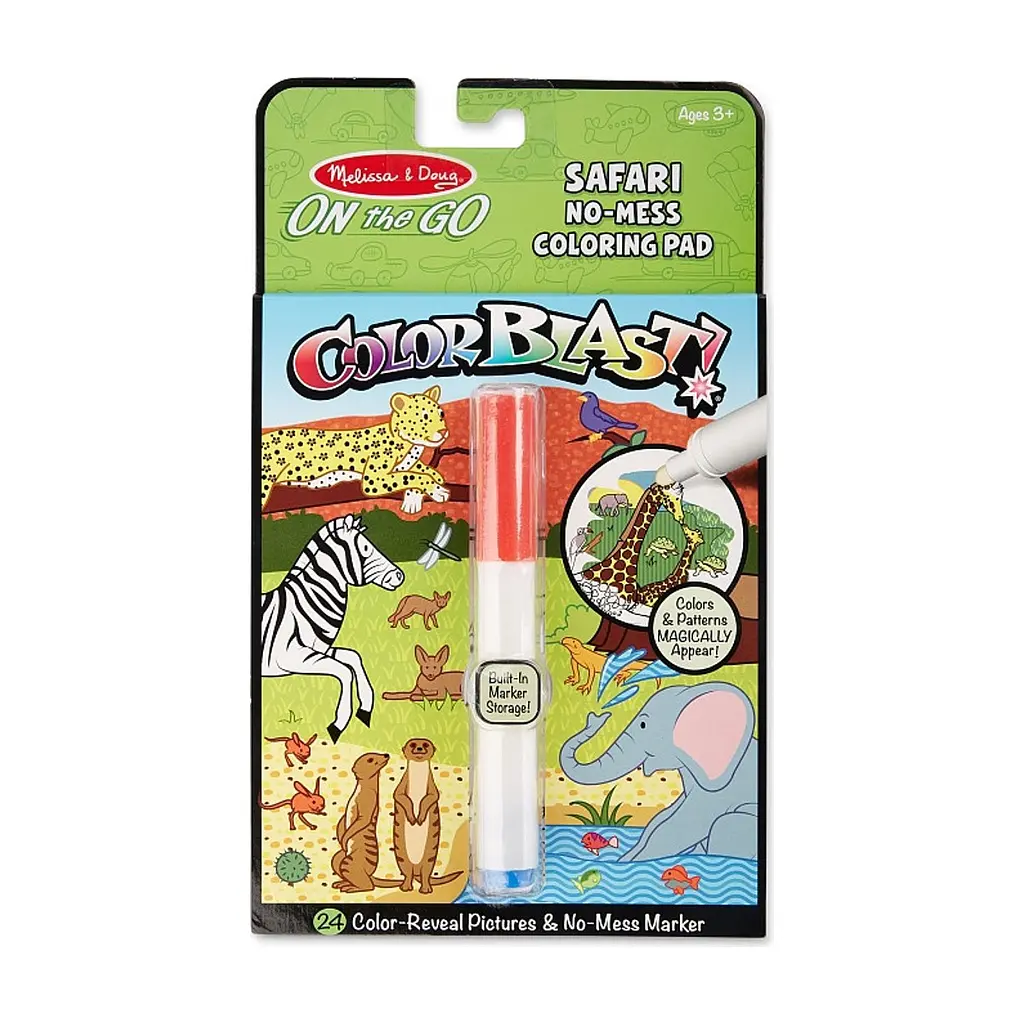 Набір для творчості Melissa & Doug Чарівна розмальовка Сафарі (MD30515)