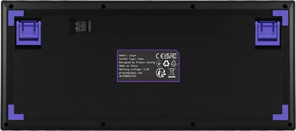 Клавіатура Proove Gaming Coupe Wireless Keyboard (Ukraine Layout) black purple (WKCP00022416) - фото 4