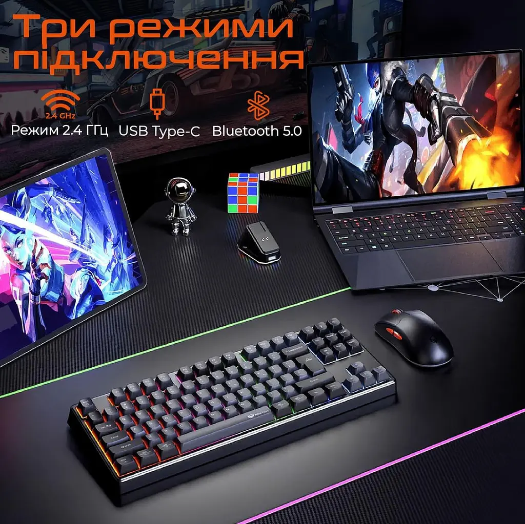 Клавіатура Meetion MK14 Black (MT-MK14-A-RUA) - фото 4
