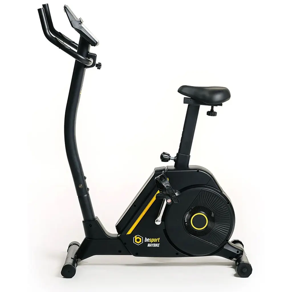Велотренажер Besport BS-6047 Maybike електромагнітний чорно-жовтий - фото 2