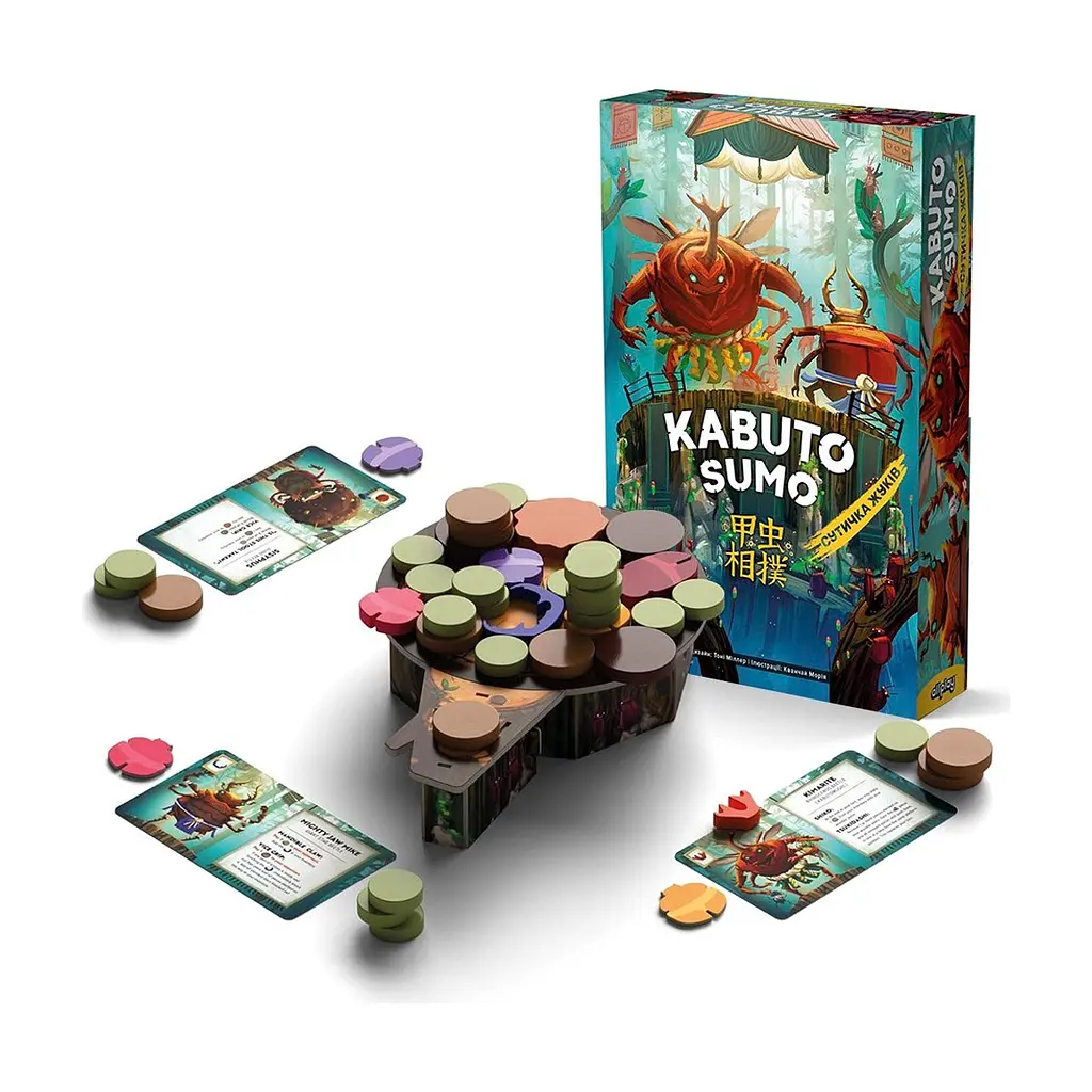 Настільна гра Asmodee Кабуто сумо. Сутичка жуків (ALLKAB01UA) - фото 7