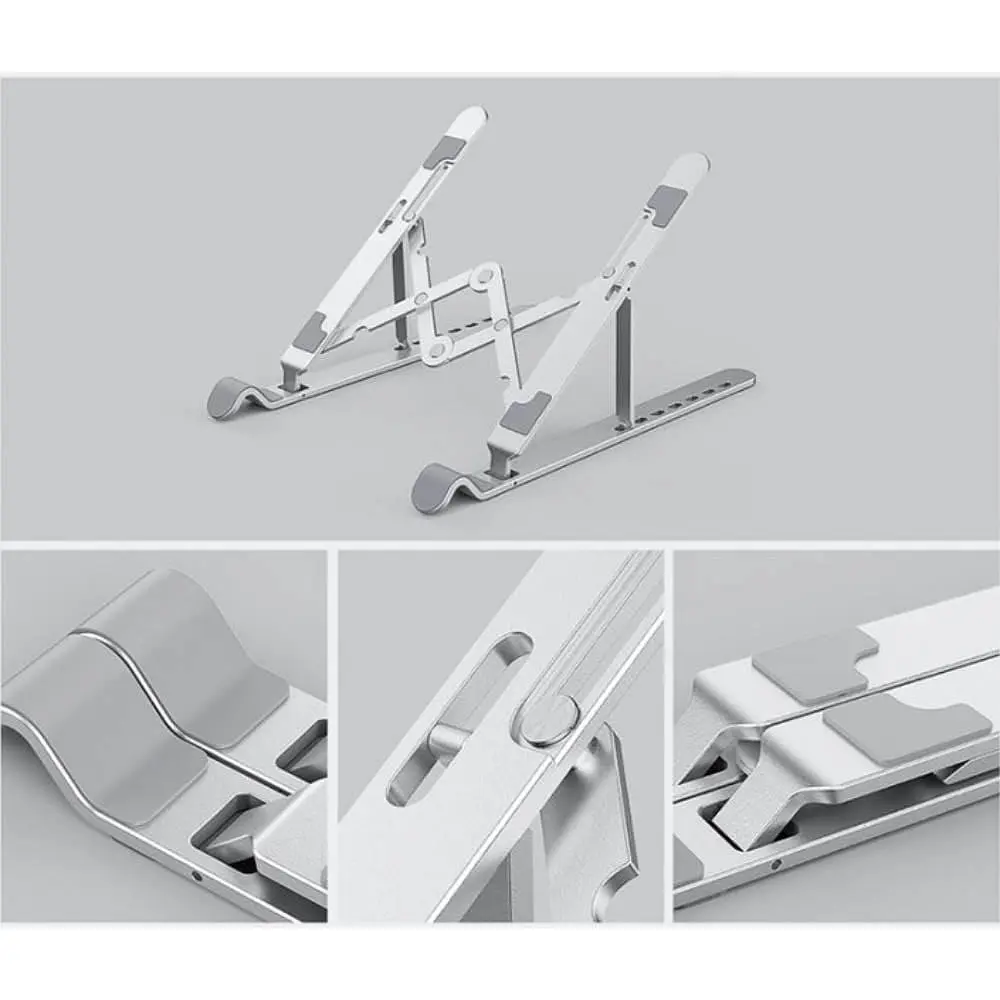 Підставка для ноутбука Orico 11-17", 7 position (15°-45°) metal (HS081676) - фото 7