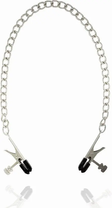Затискачі для сосків Kinky Pleasure Metallic Gripper Kinky Clamps (сріблястий)