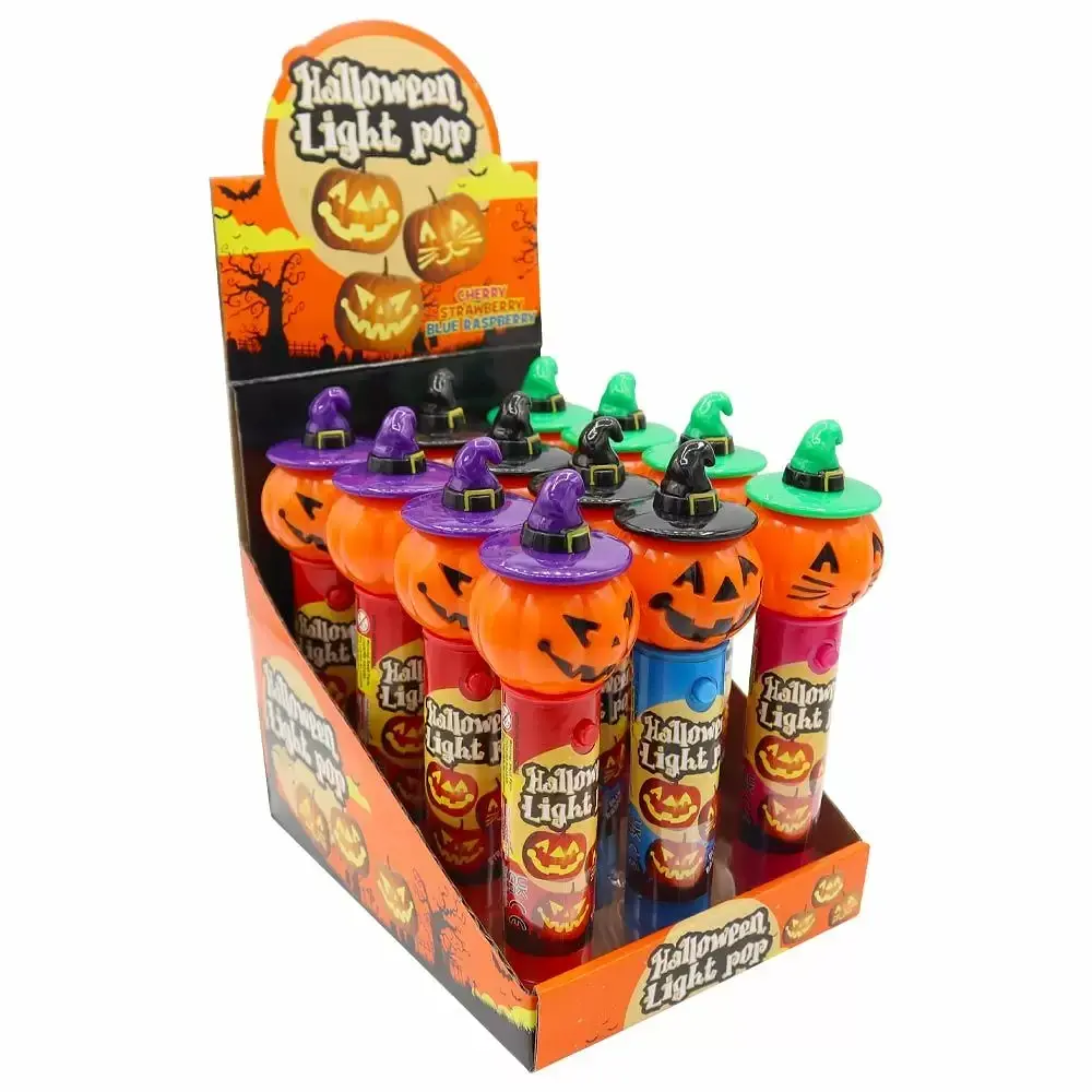 Іграшка з льодяником Halloween Pumpkin Light Pop 11g - фото 3