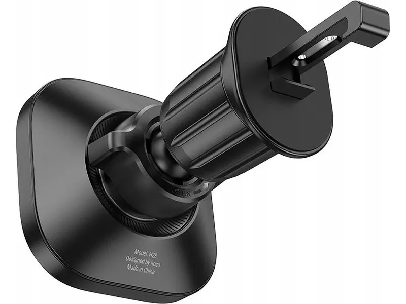 Автомобільний тримач для смартфона Hoco H28 Rainbow Magnetic Black (6942007611459) - фото 2