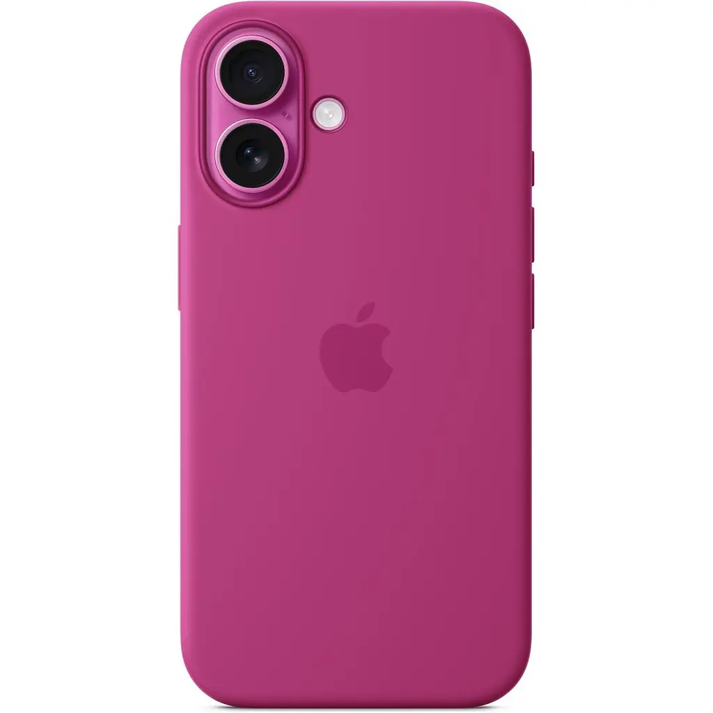 Чохол Apple Silicone Case with MagSafe для iPhone 16 Fuchsia (MYY53ZM/A) [116205] - фото 3