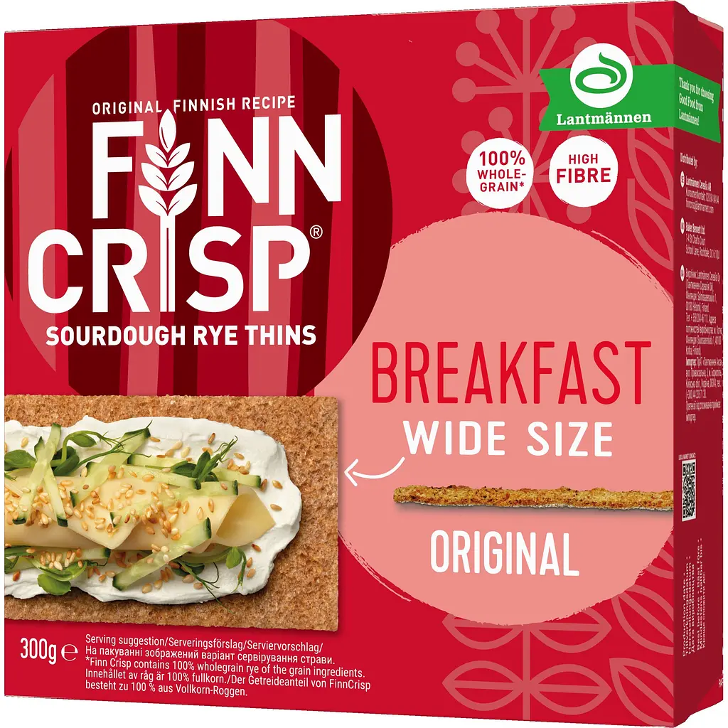 Сухарики ржаные Finn Crisp Original широкие 300 г (781677) - фото 2