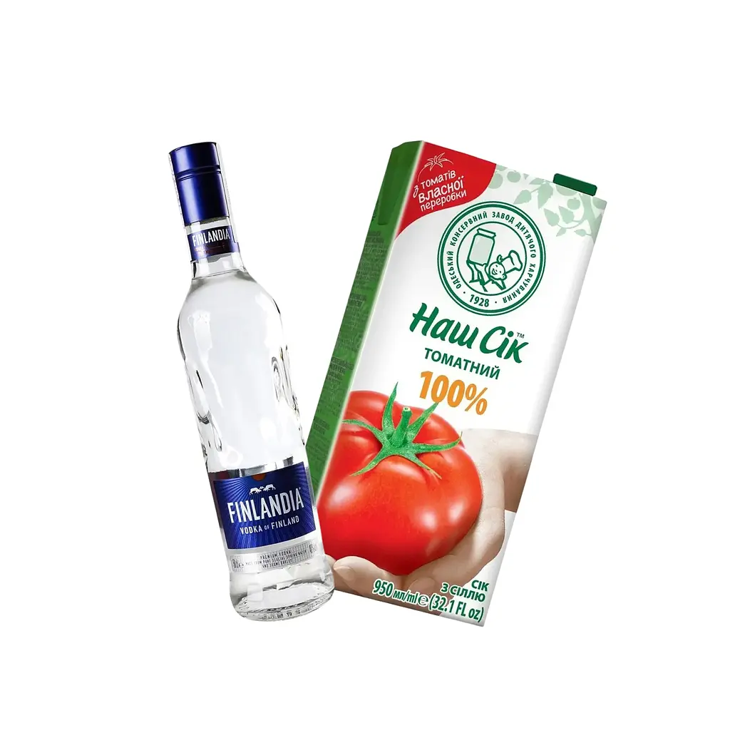 Коктейль Bloody Mary (набір інгредієнтів) х8 на основі Finlandia - фото 2