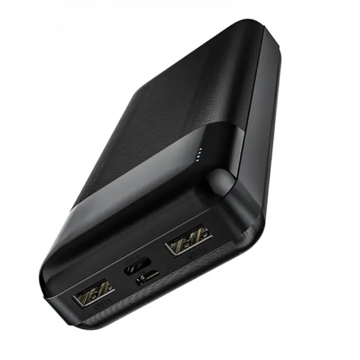 Зовнішній акумулятор Power bank HOCO J72A 20000mAh Повербанк для телефона / Павербанк Чорний - фото 3