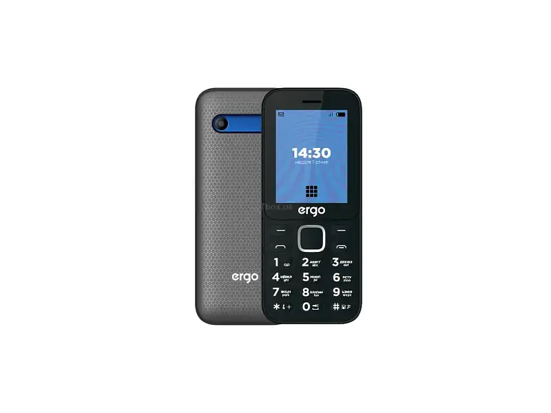 Мобільний телефон Ergo E241 Dual Sim Blue - фото 2