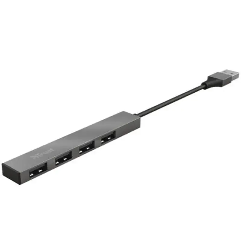 Концентратор Trust Halyx Aluminium 4-Port Mini USB Hub (23786_TRUST) - фото 3