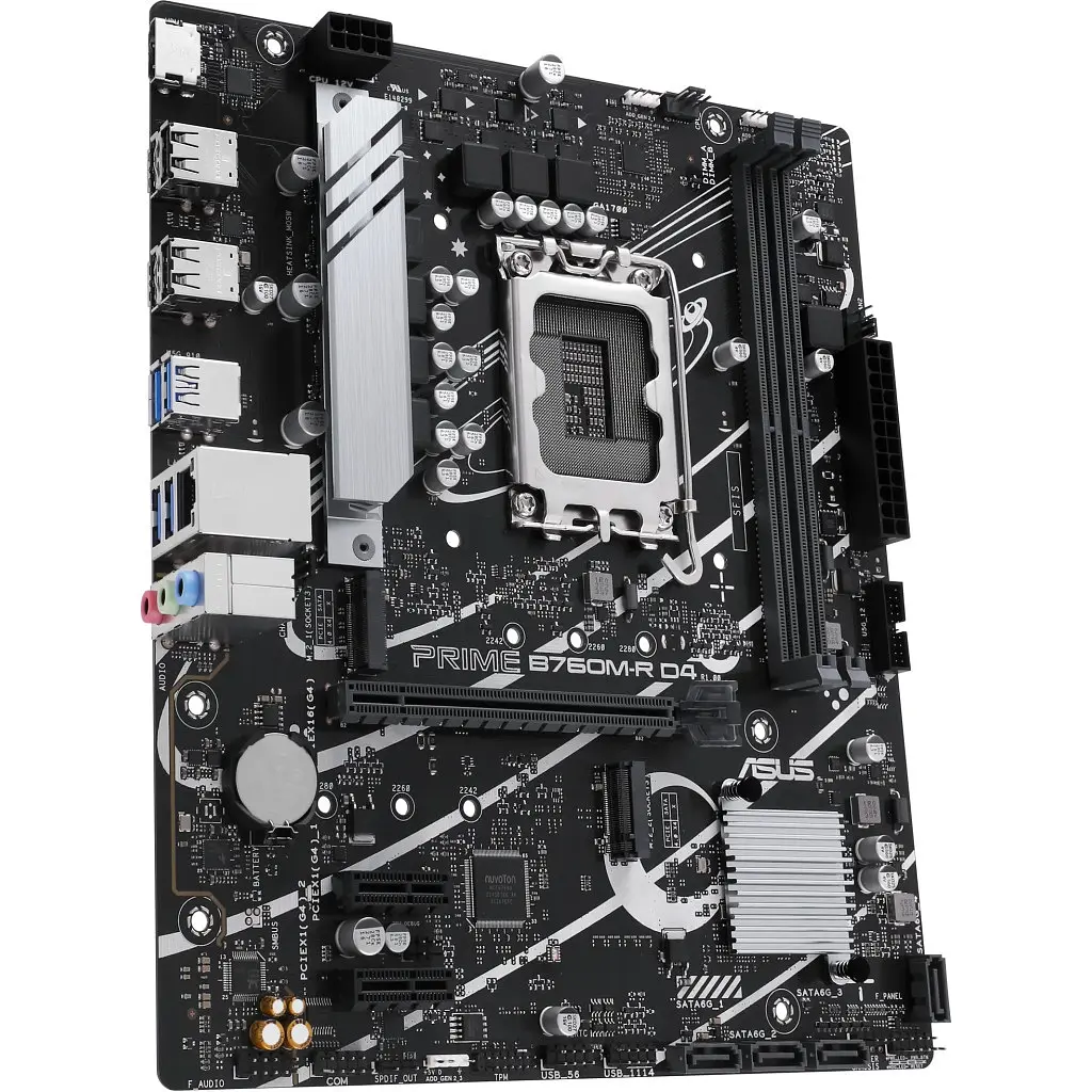Материнська плата ASUS PRIME B760M-R D4 - фото 3