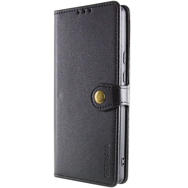 Шкіряний чохол-книжка GETMAN Gallant (PU) для Motorola Moto G05 / E15 Чорний - фото 6