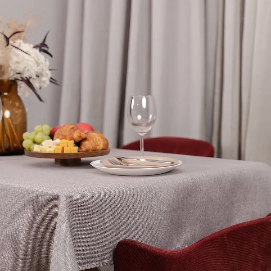 Скатерть Sonex Jordan 120х140 см серая (SO102563) - фото 4