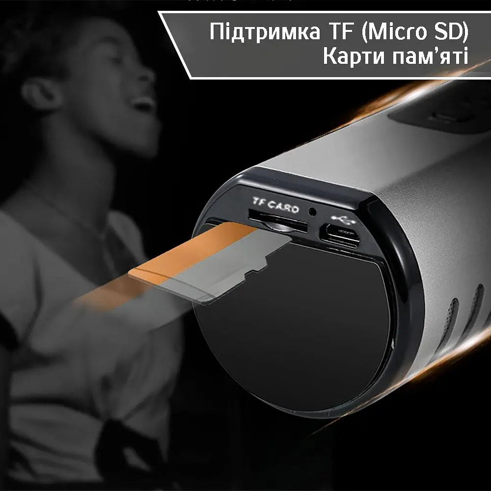 Караоке-микрофон беспроводной Losso K6 Premium со встроенным динамиком и Bluetooth Silver (18962) - фото 7