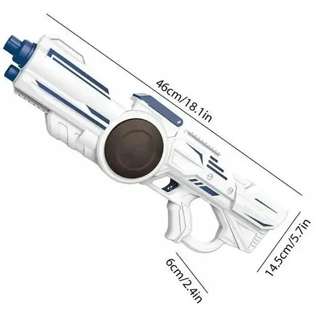 Аккумуляторный водяной автомат Electric Water Gun Shooting синий - фото 6