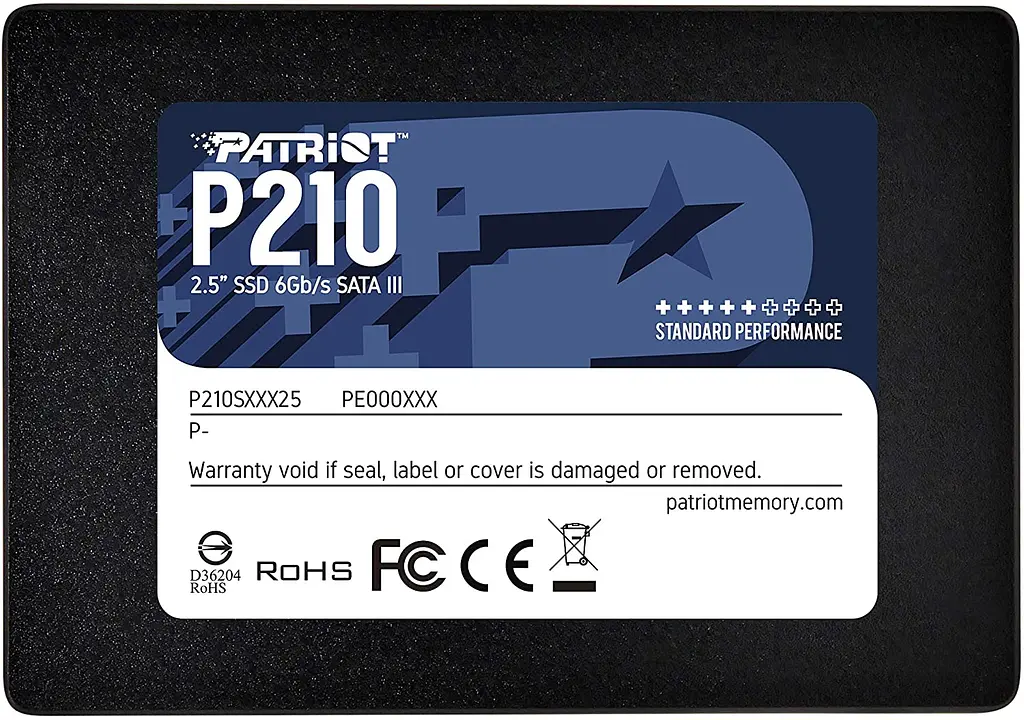 SSD 2,5 128GB Patriot P210 3D NAND 450/350MB/s