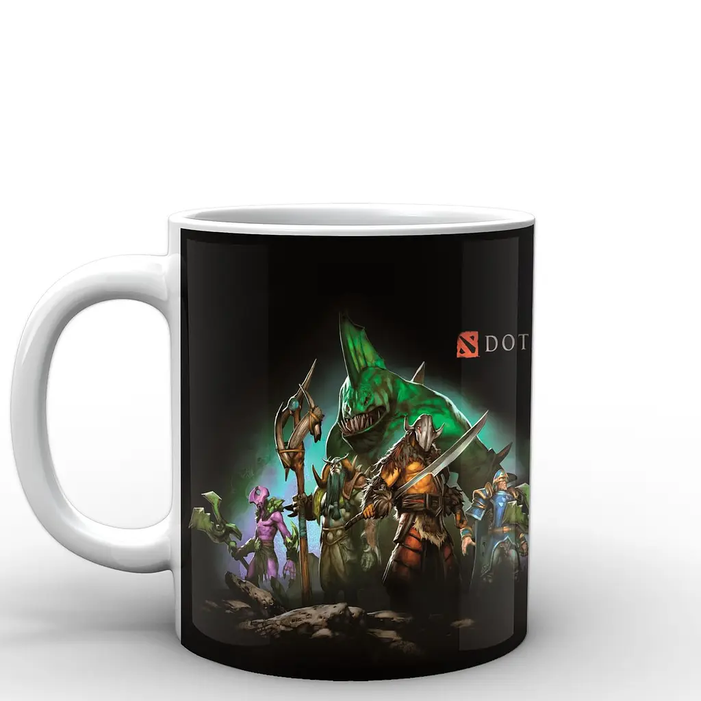 Кухоль GeekLand Dota Дота постер DT.02.002 330 мл білий - фото 2