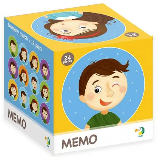 Настільна гра DoDo Toys Мемо Емоції Різнокольоровий (SR-113-N-529)